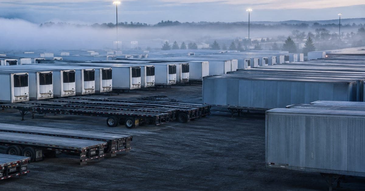 Freight equipment and trailer yard